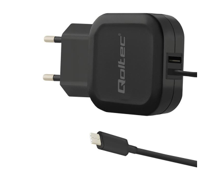 Ładowarka i akumulator QOLTEC 17W | 5V | 3.4A | USB + USB typ C 50190
